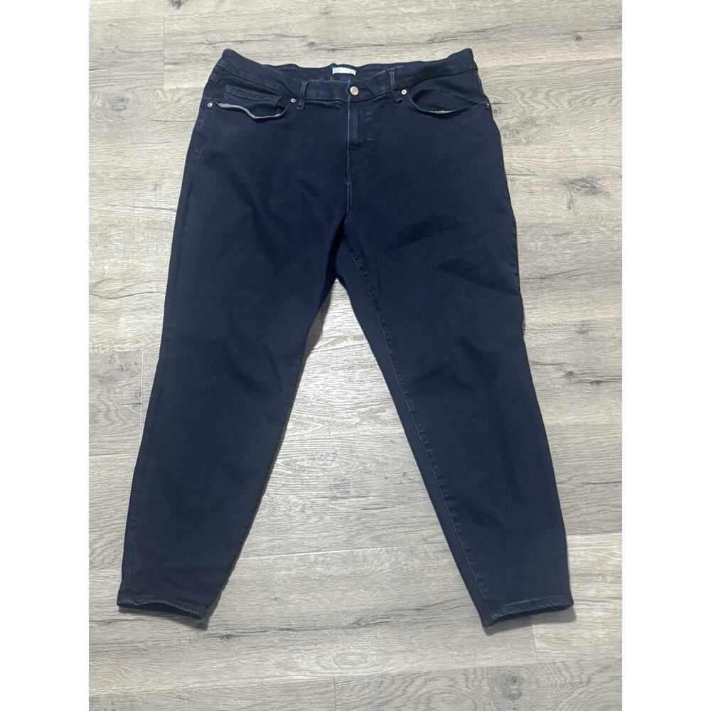 Good American Always Fits 20-26 Good Legs Dark Wash Skinny Jeans